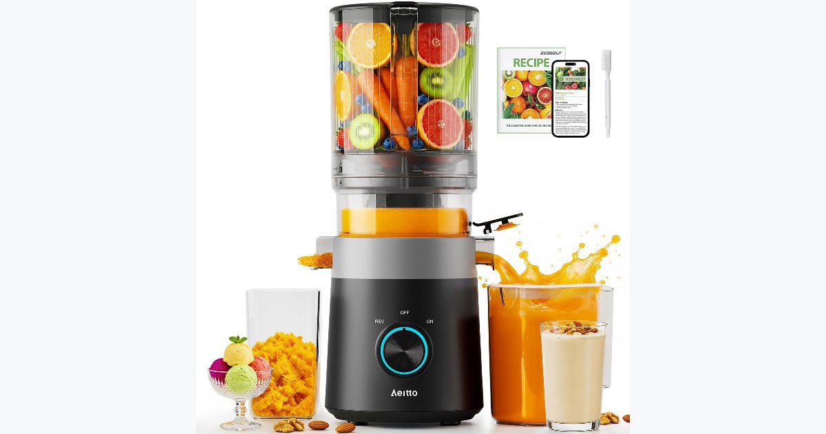 63% OFF · Aeitto 3-in-1 Juicer