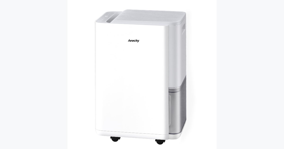 70% OFF · AEOCKY 50-Pint Dehumidifier with Drain Hose, Quiet