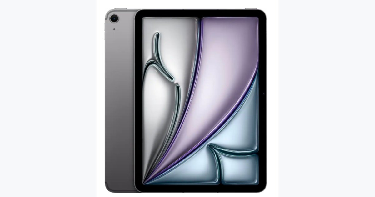 33% OFF · Apple - 11-inch iPad Air M3 chip Built for Apple Intelligence Wi-Fi + Cellular 128GB - Space Gray (Unlocked)
