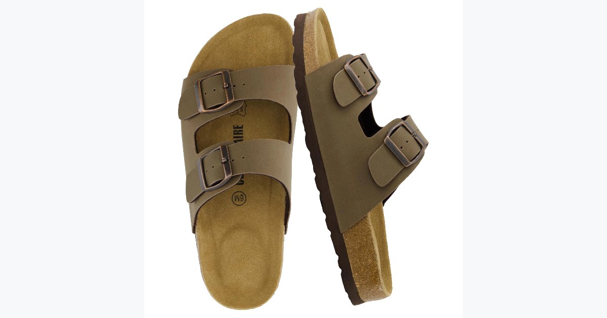 30% OFF · Cushionaire Lane Cork Slide Sandals