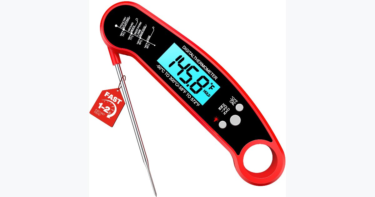 38% OFF · Digital Meat Thermometer - Instant Read, Waterproof