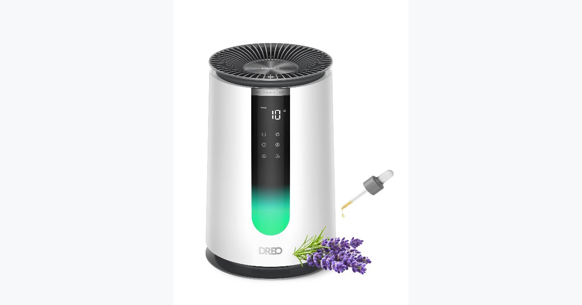 33% OFF · DREO 4-Speed HEPA Air Purifier with Scent Diffuser