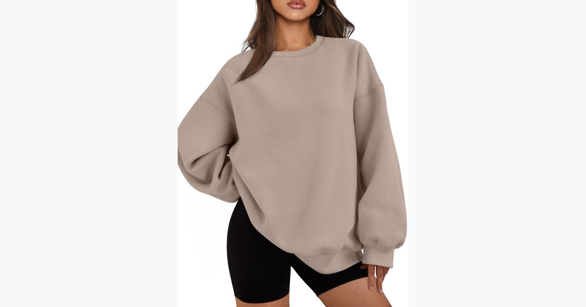 40% OFF · EFAN Women's Oversized Sweatshirt