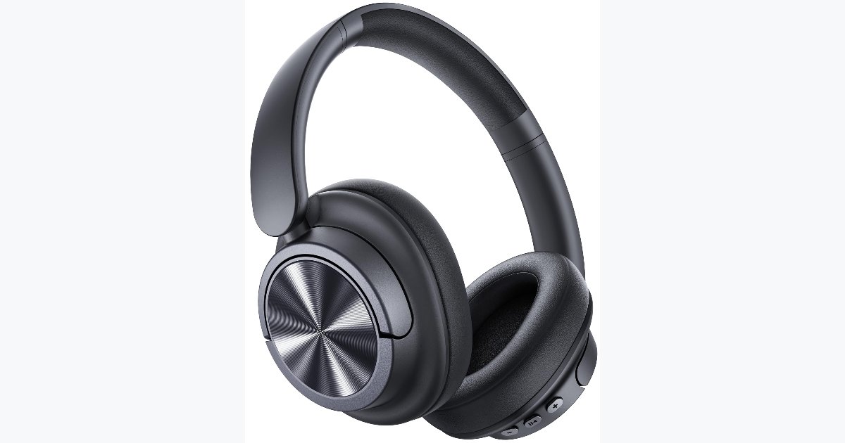 50% OFF · Hybrid ANC Headphones, 120-Hour Playtime, Bluetooth 6.0