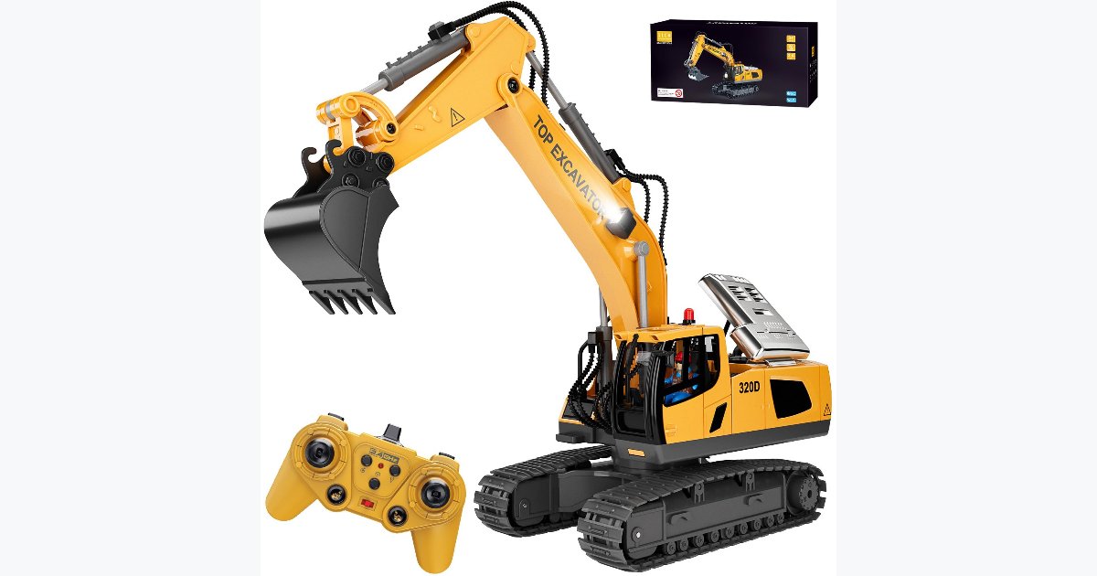 43% OFF · KIDMARKT RC Excavator Toy