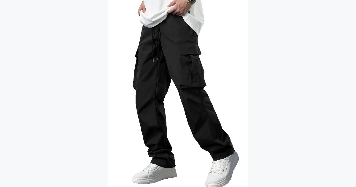 39% OFF · Comdecevis Men's Cargo Jogger Pants
