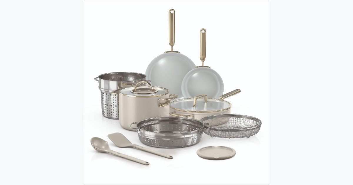 27% OFF · Ninja NeverQuit 12-Piece Ceramic Cookware Set