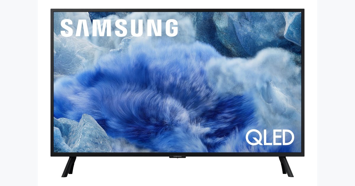 40% OFF · Samsung 32-Inch QLED 4K TV Q8F