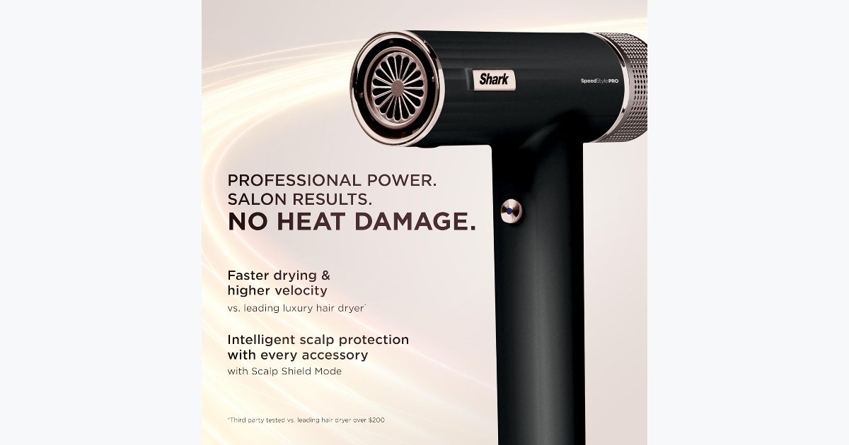 40% OFF · Shark SpeedStyle Pro Ionic Hair Dryer