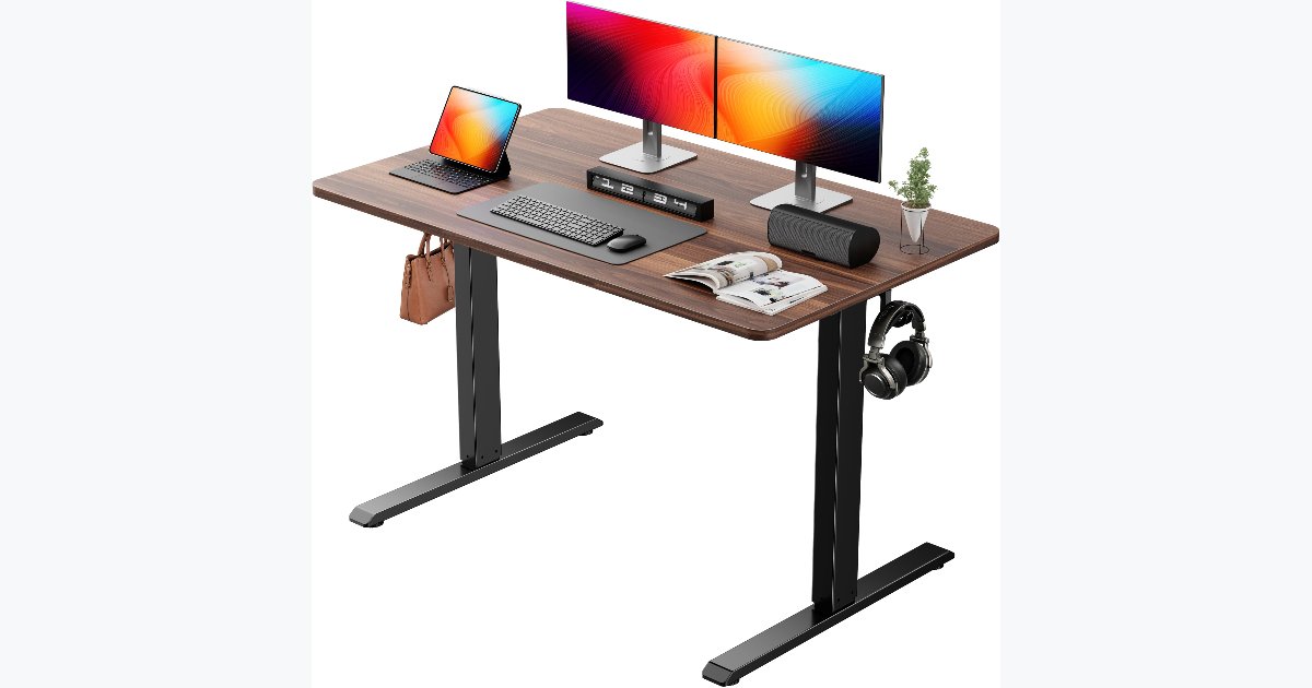 30% OFF · Standing Desk 48 x 24 in, Electric Height Adjustable