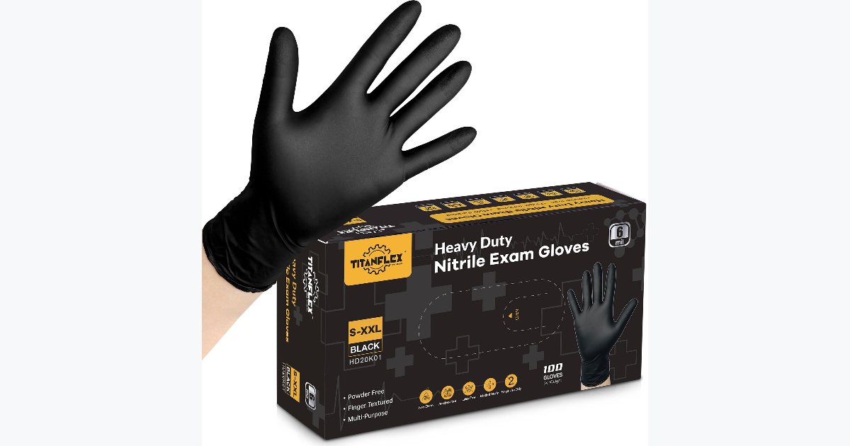 26% OFF · TitanFlex Nitrile Exam Gloves - 6 mil