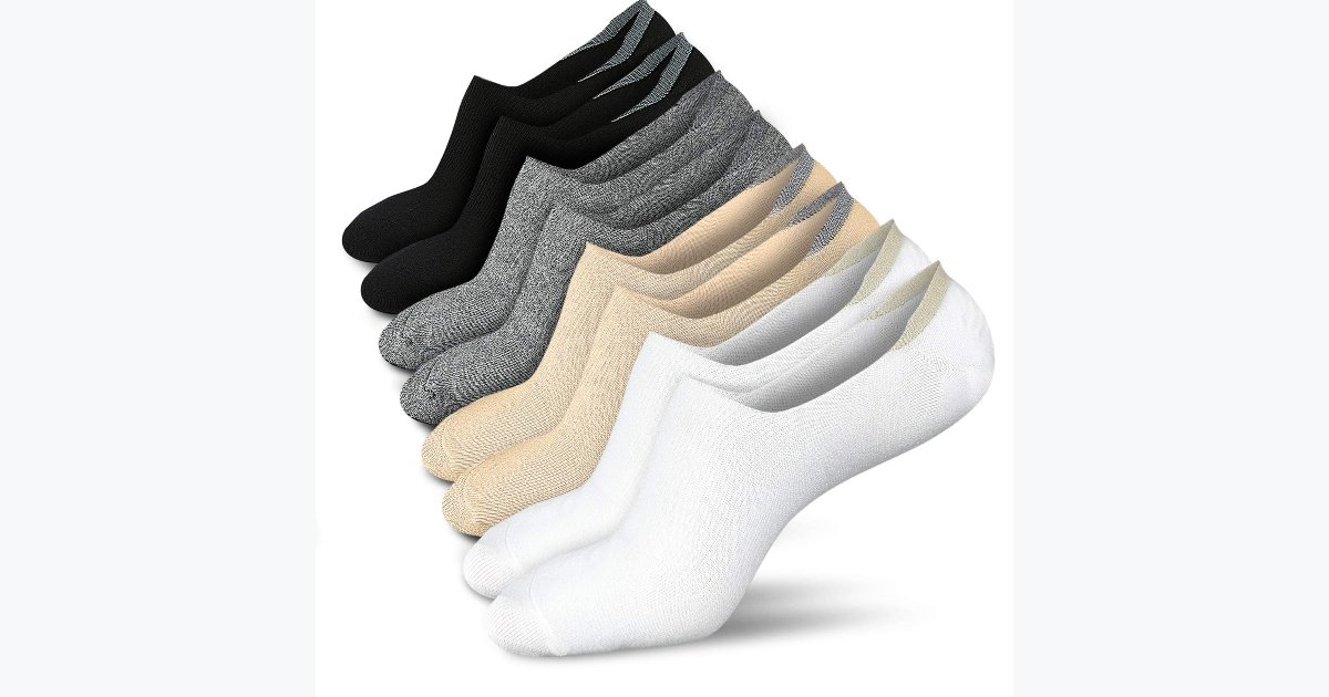 33% OFF · Wernies No-Show Womens Ankle Socks - Silicone Grips