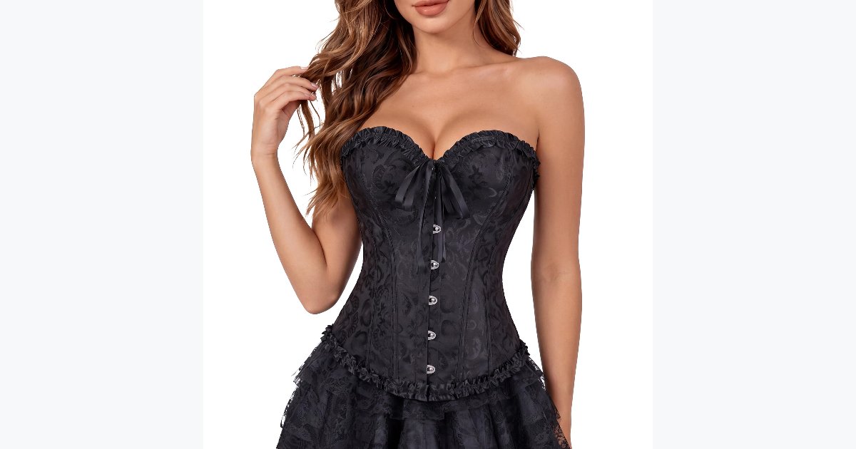 31% OFF · Womens Victorian Overbust Corset Top