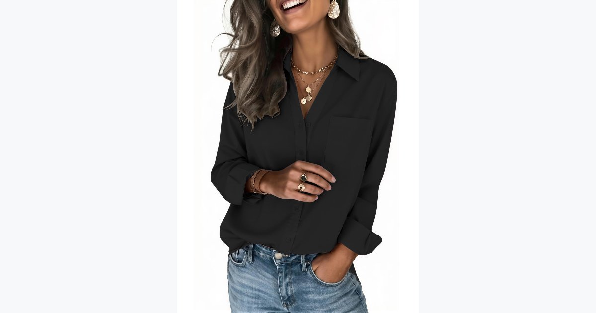 49% OFF · Zeagoo Women's Long Sleeve Blouse